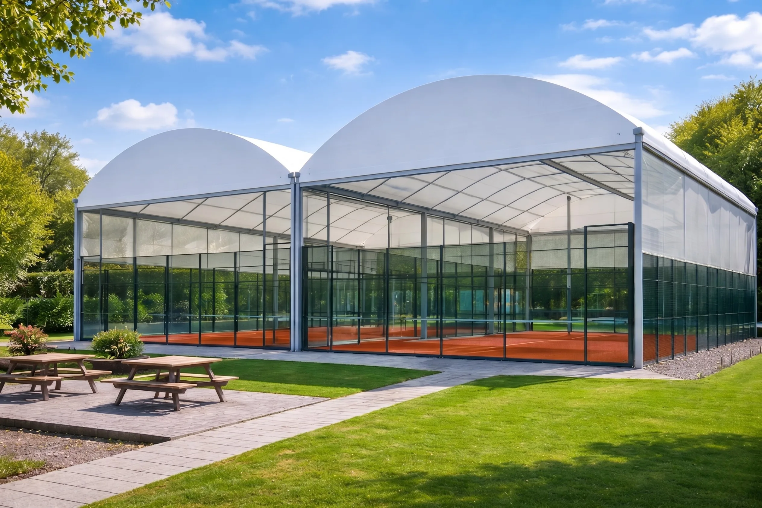 New padel court structure